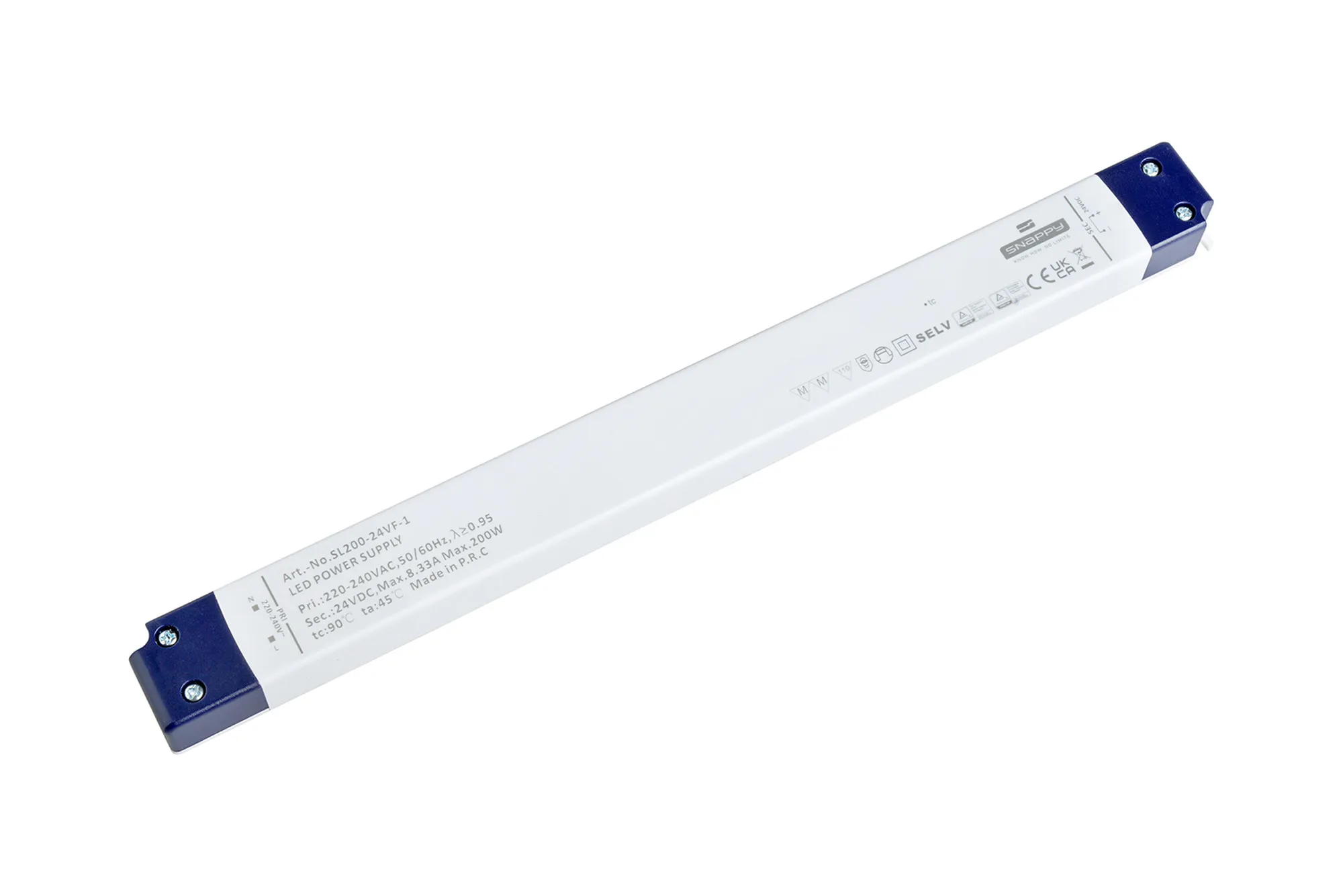 IP20 Slim 24V Non-Dim Drivers Snappy Fixed output Driver